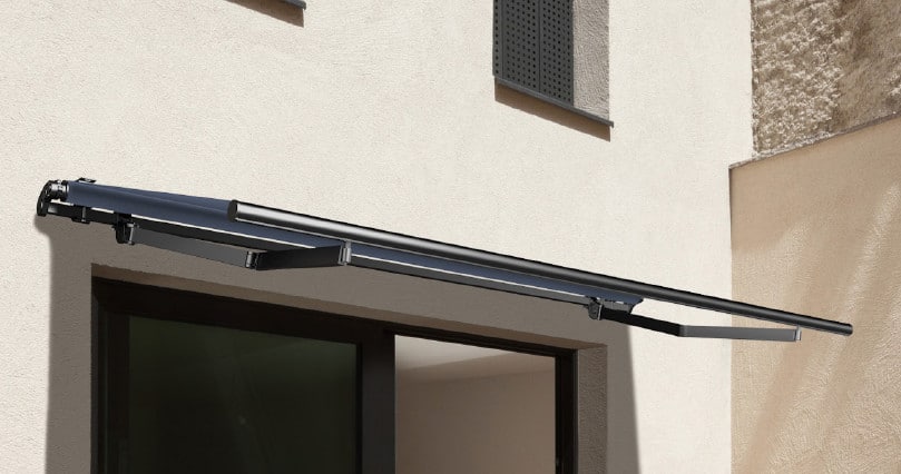 Piuma Folding Arm Awnings - Curtains Newcastle - Somerset Curtains & Blinds Newcastle