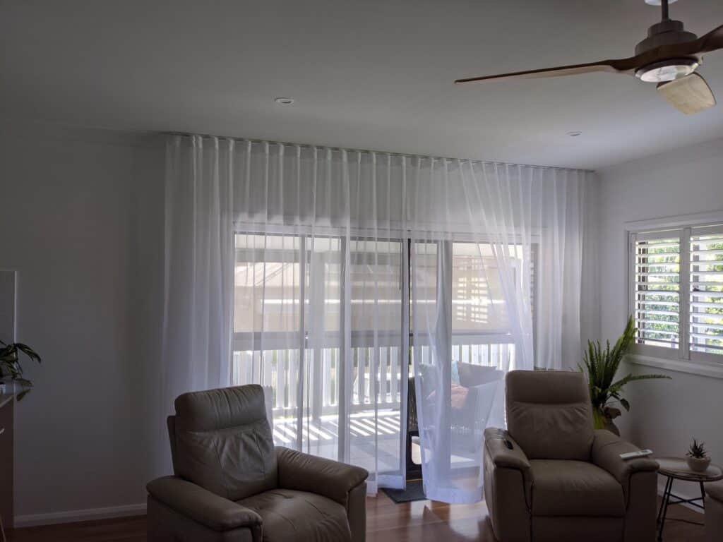 SWave white sheer - S-Wave/S-Fold - Curtains Newcastle - Somerset Curtains & Blinds Newcastle