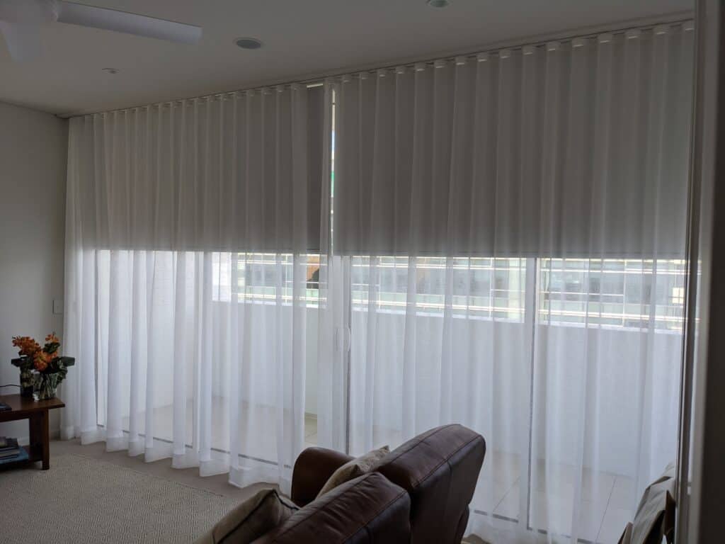 Sheer lounge - S-Wave/S-Fold - Curtains Newcastle - Somerset Curtains & Blinds Newcastle