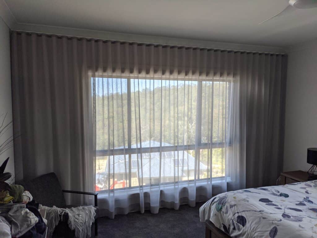 Wall to wall sfold - S-Wave/S-Fold - Curtains Newcastle - Somerset Curtains & Blinds Newcastle
